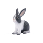 Rabbit Black & White (Medium)