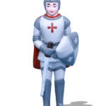 Soldier with Long Sword (Medium) Red